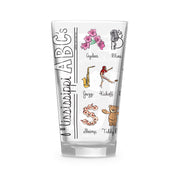 Mississippi Alphabet 16 oz. Glass