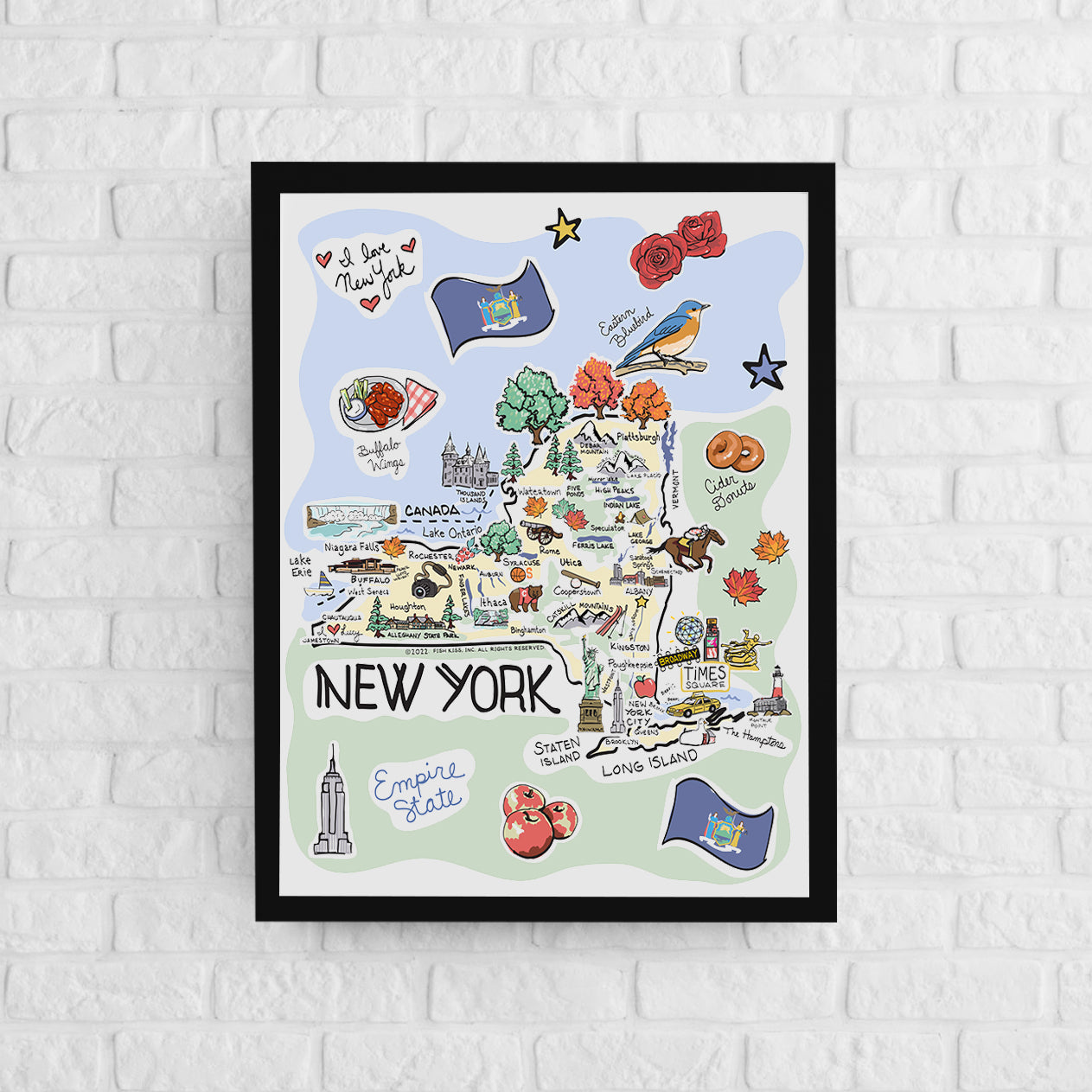 State Map Poster