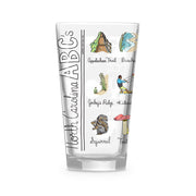 North Carolina Alphabet 16 oz. Glass