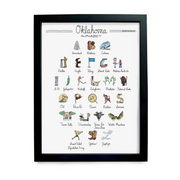 Oklahoma Alphabet Art