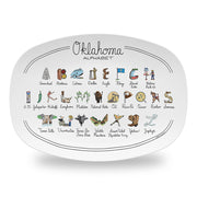 Oklahoma Alphabet Platter