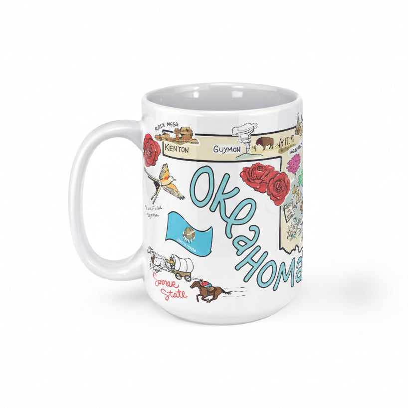 Oklahoma Map Mug
