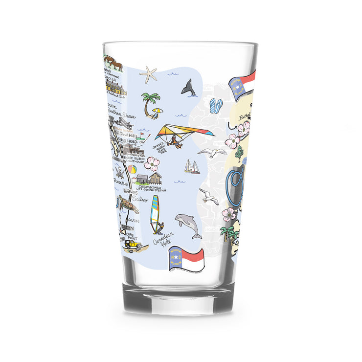 Outer Banks 16 oz. Glass