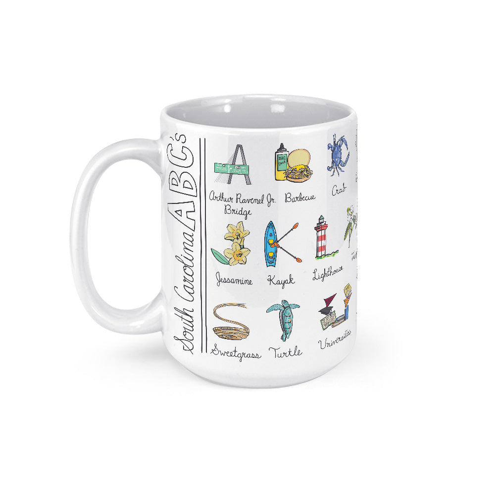 South Carolina Alphabet Mug