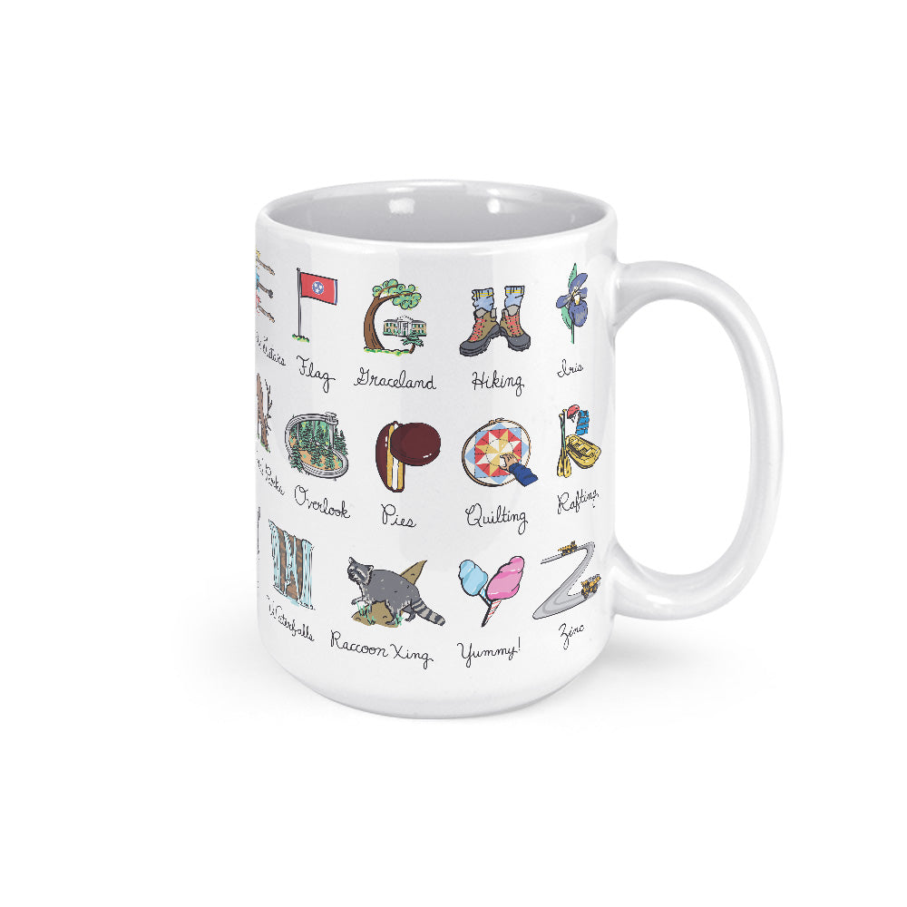 Tennessee Alphabet Mug