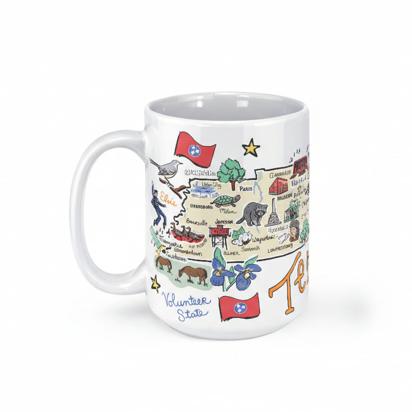 Tennessee Map Mug
