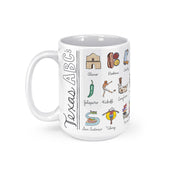 Texas Alphabet Mug