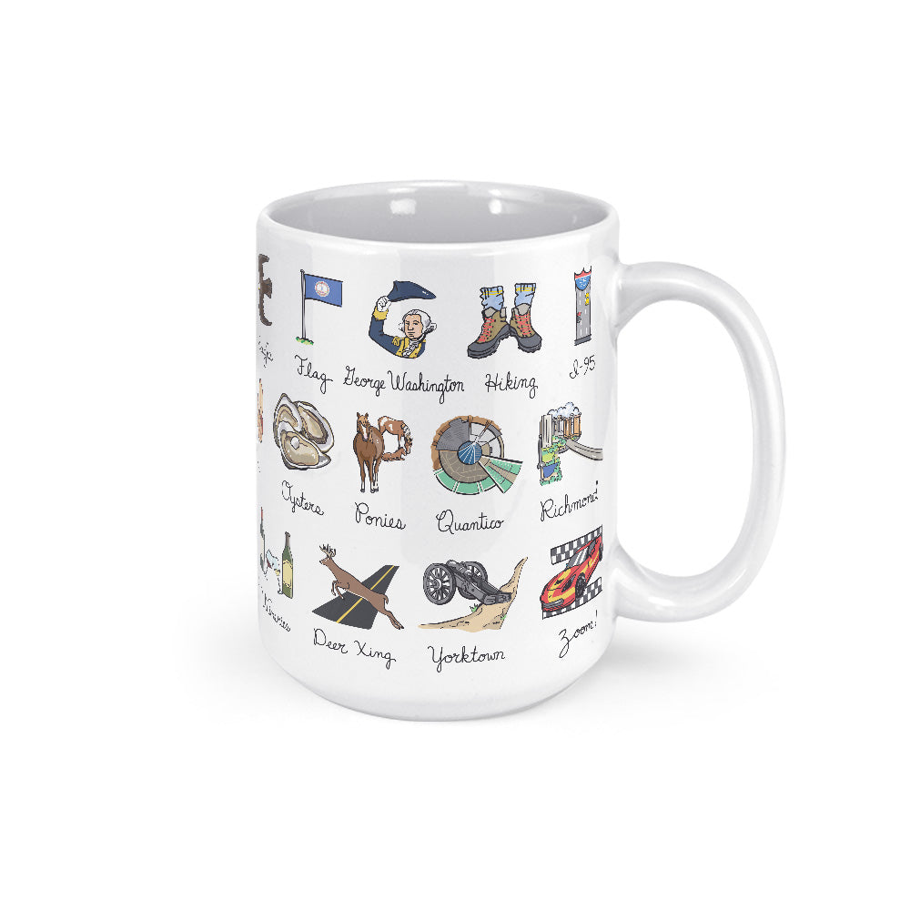 Virginia Alphabet Mug