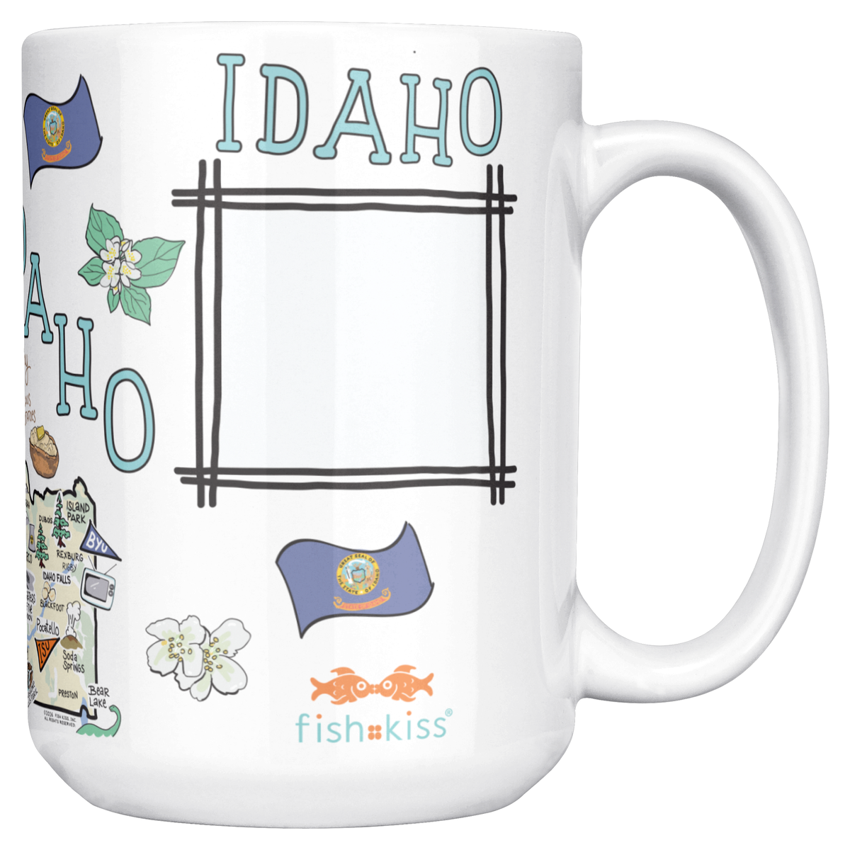 Idaho 15oz White Mug