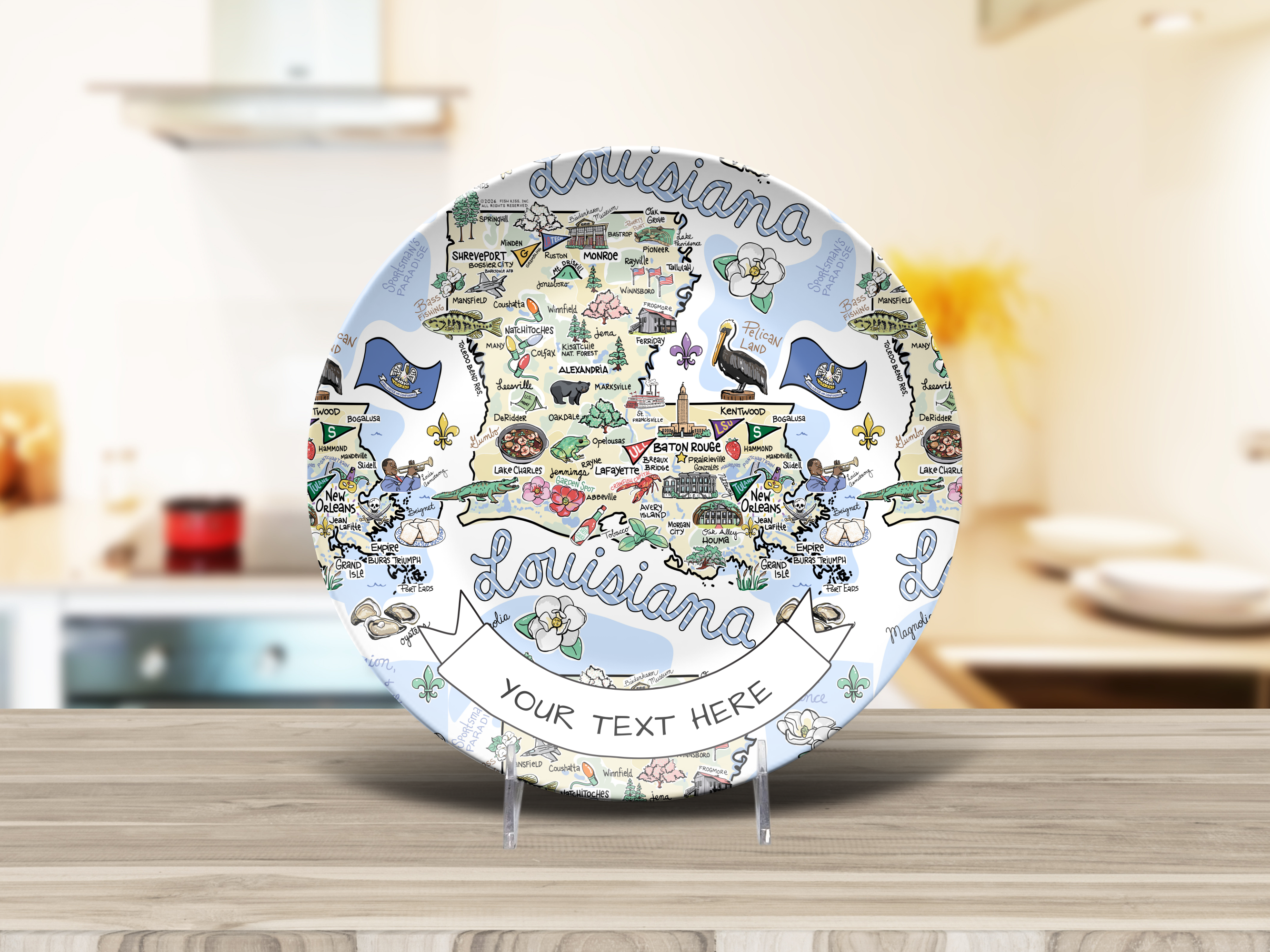 Custom Louisiana Plate