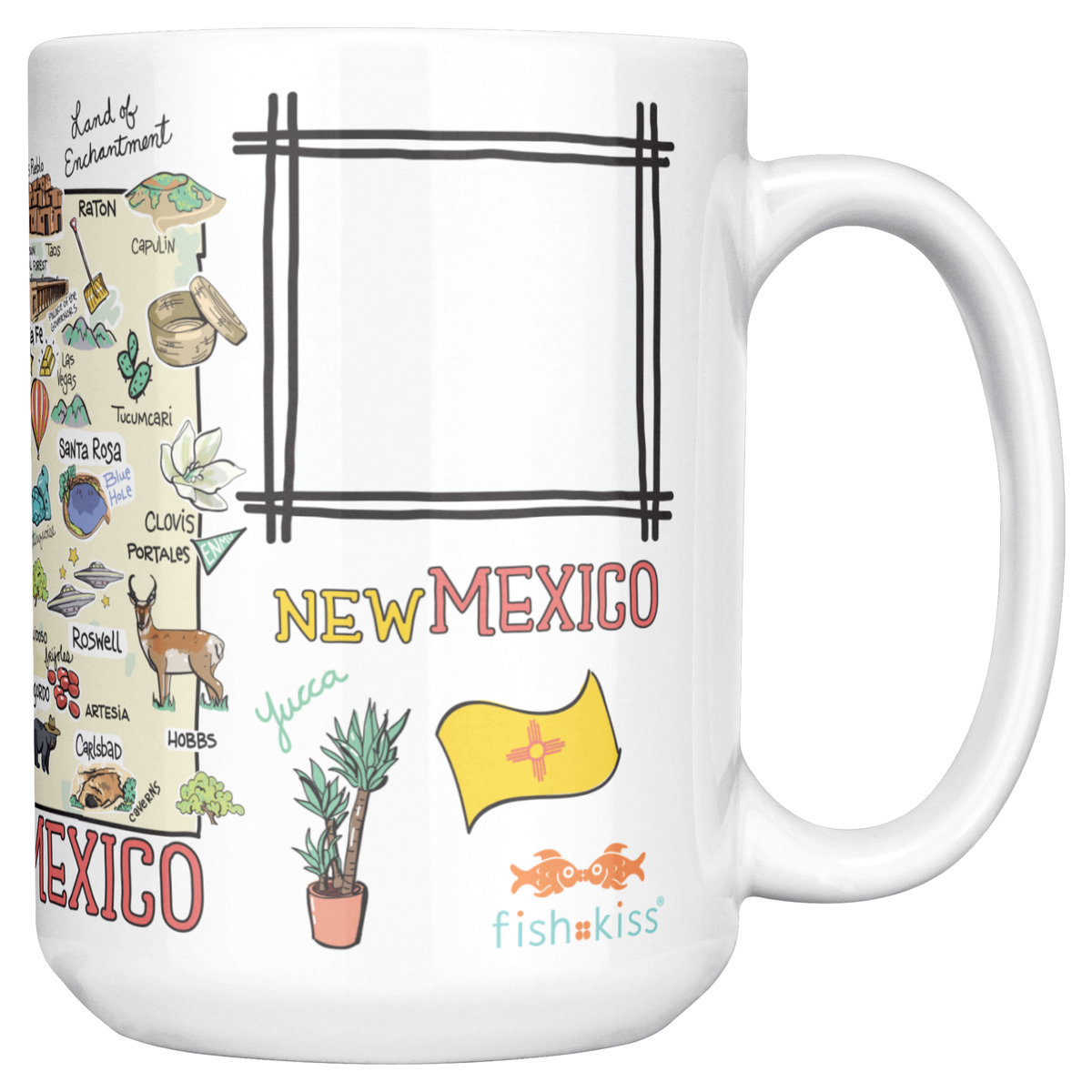 New Mexico 15oz White Mug