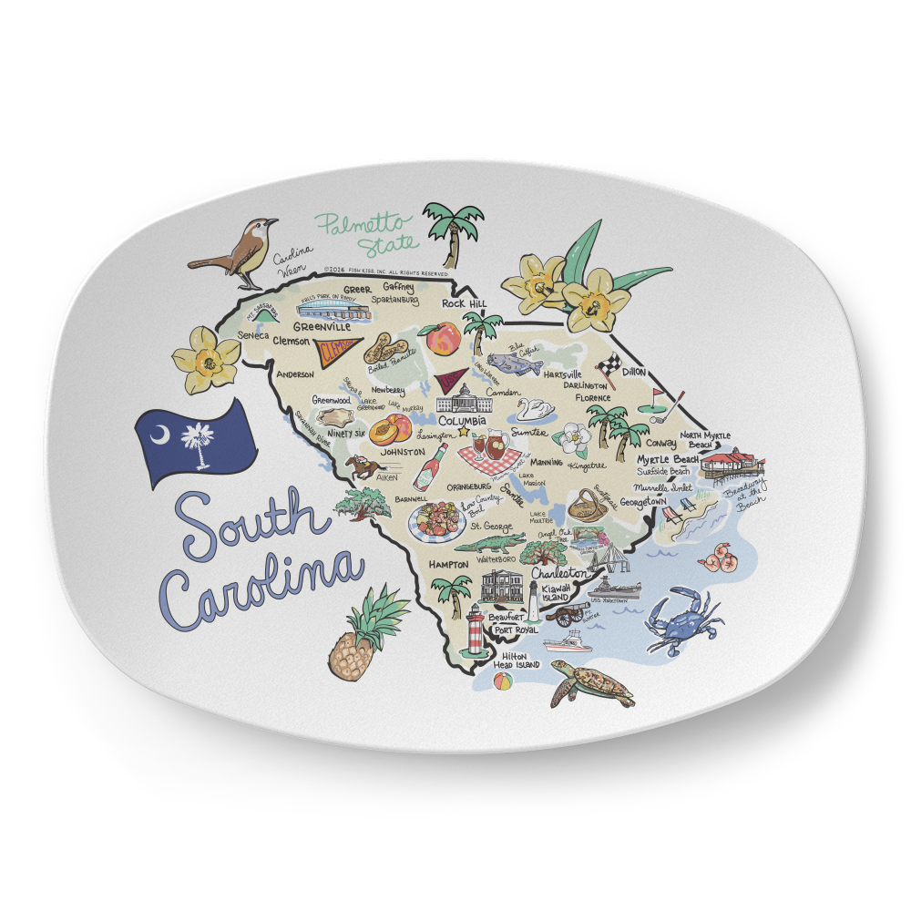 State Map Platter