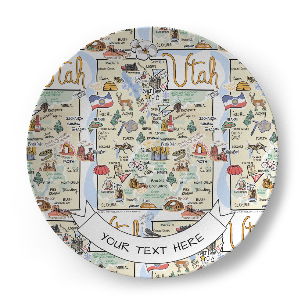 Custom Utah Plate