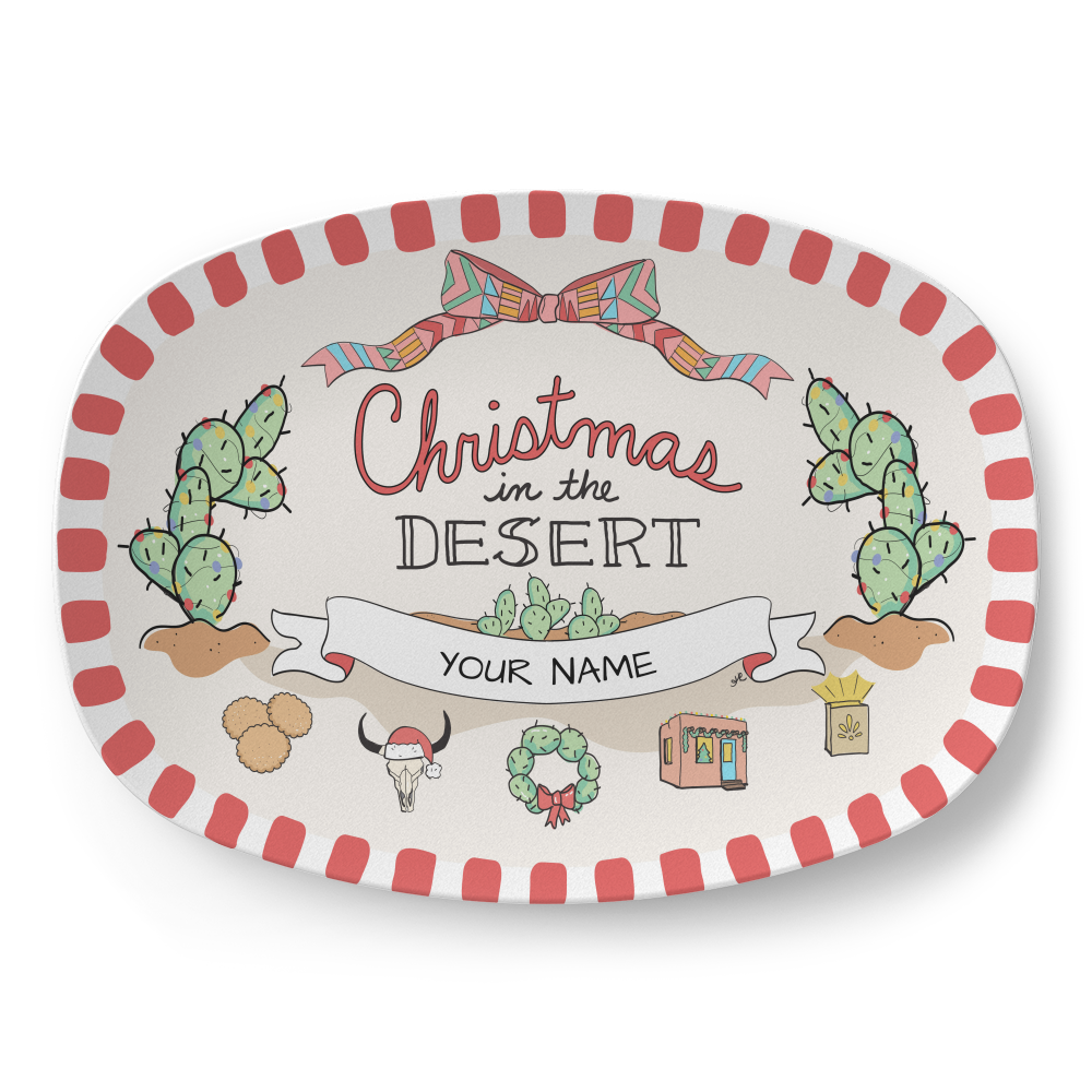 Christmas in the Desert Platter