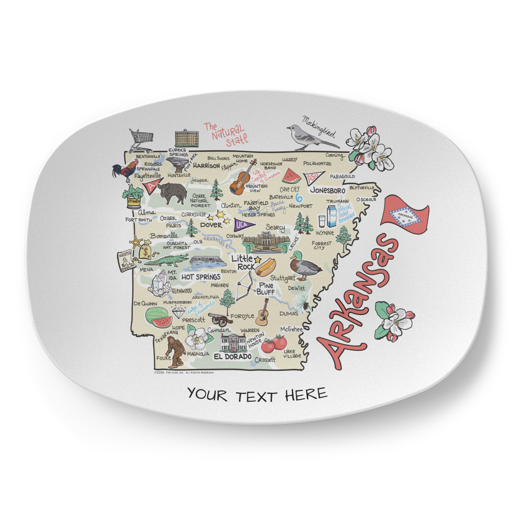 State Map Platter