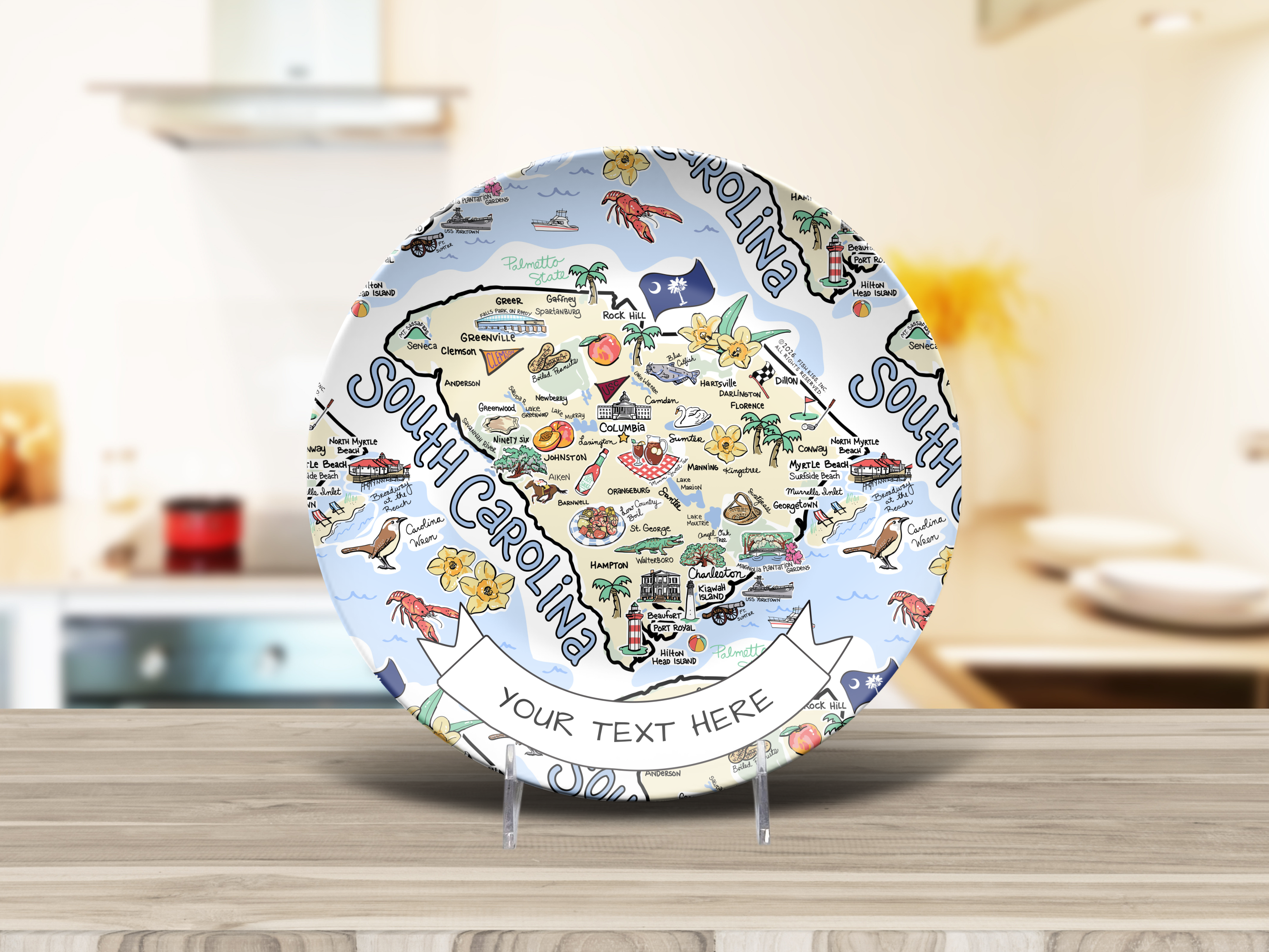 Custom South Carolina Plate