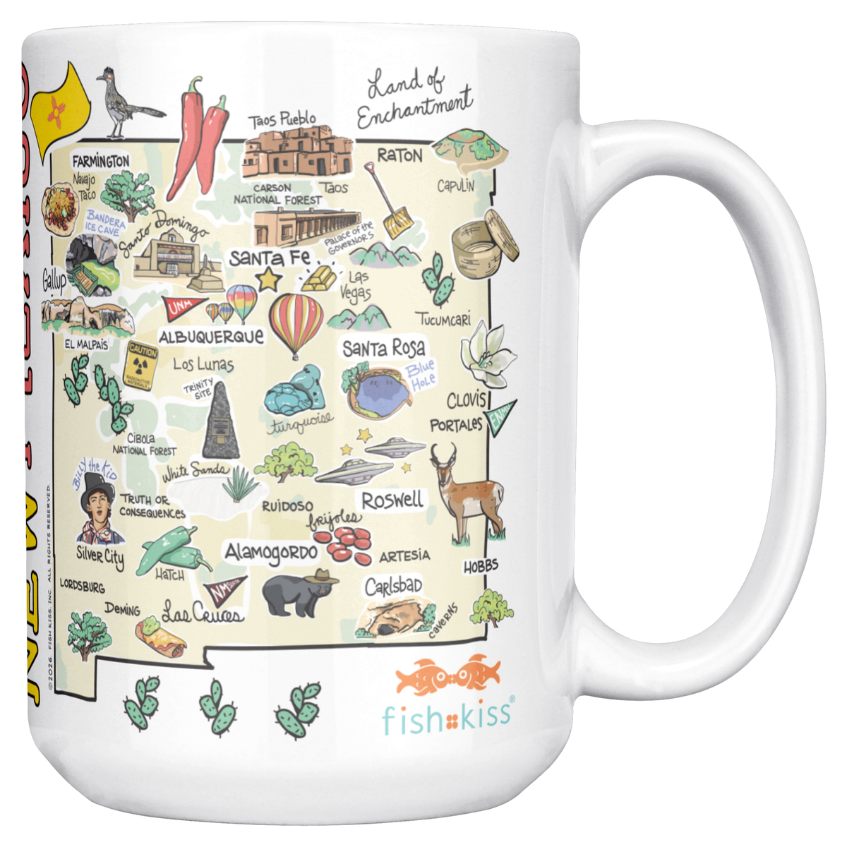 New Mexico 15oz White Mug