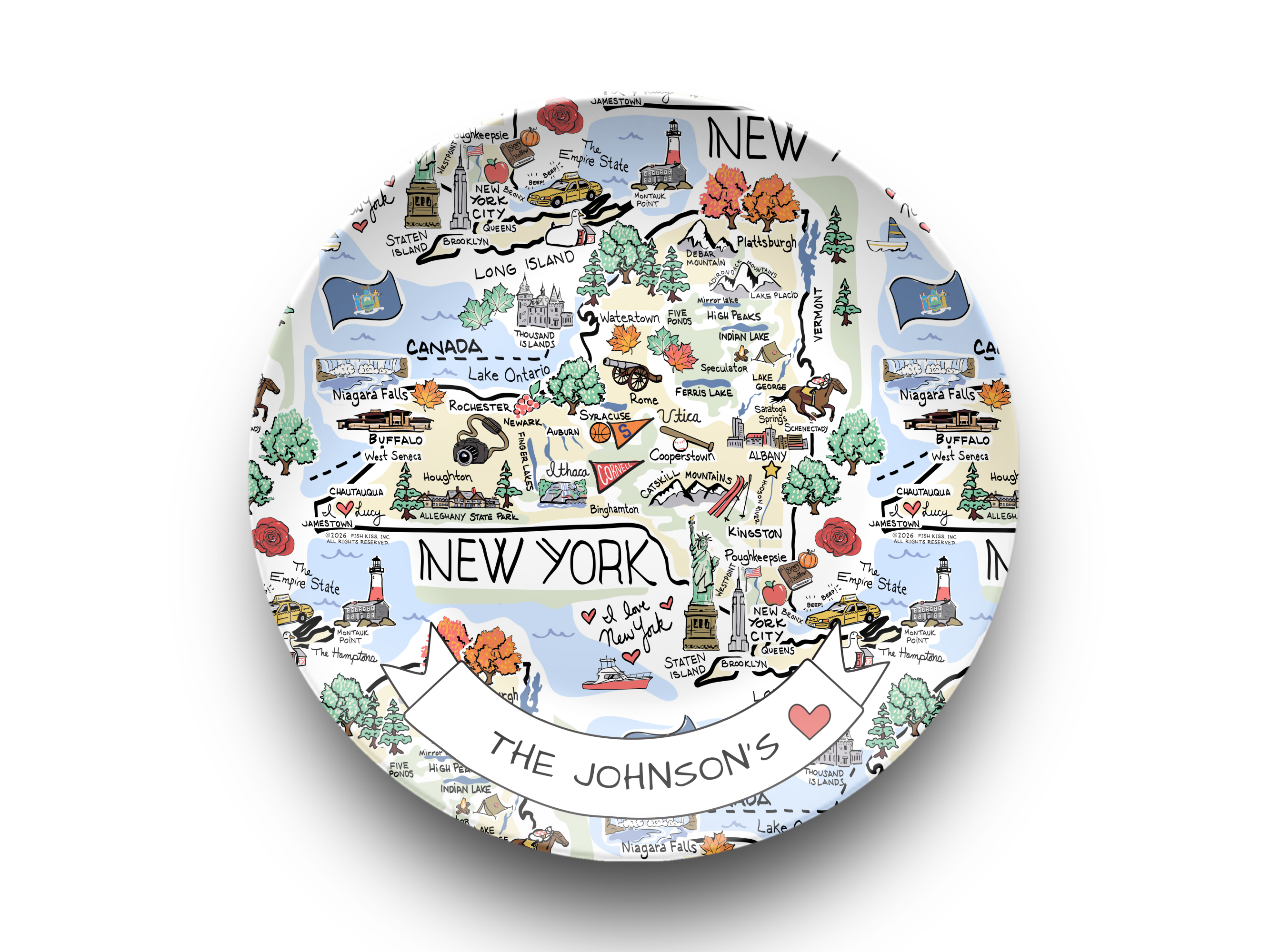 Custom New York Plate