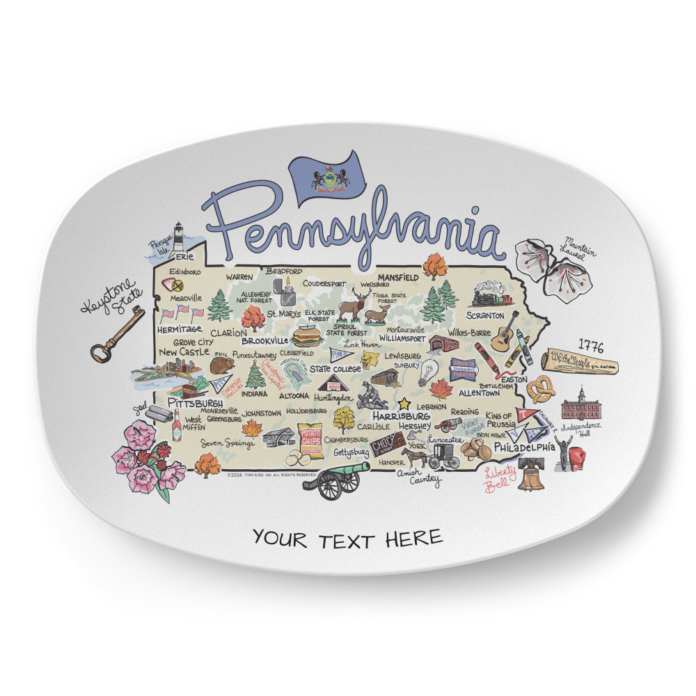 State Map Platter