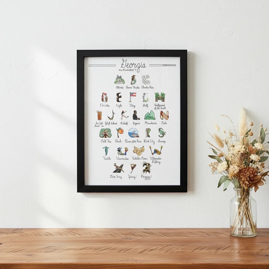 Georgia Alphabet Art