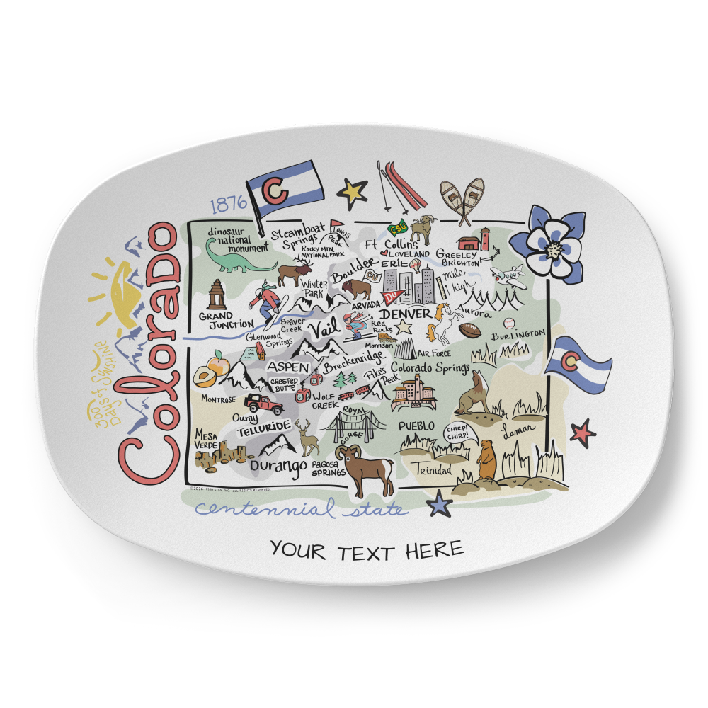 State Map Platter
