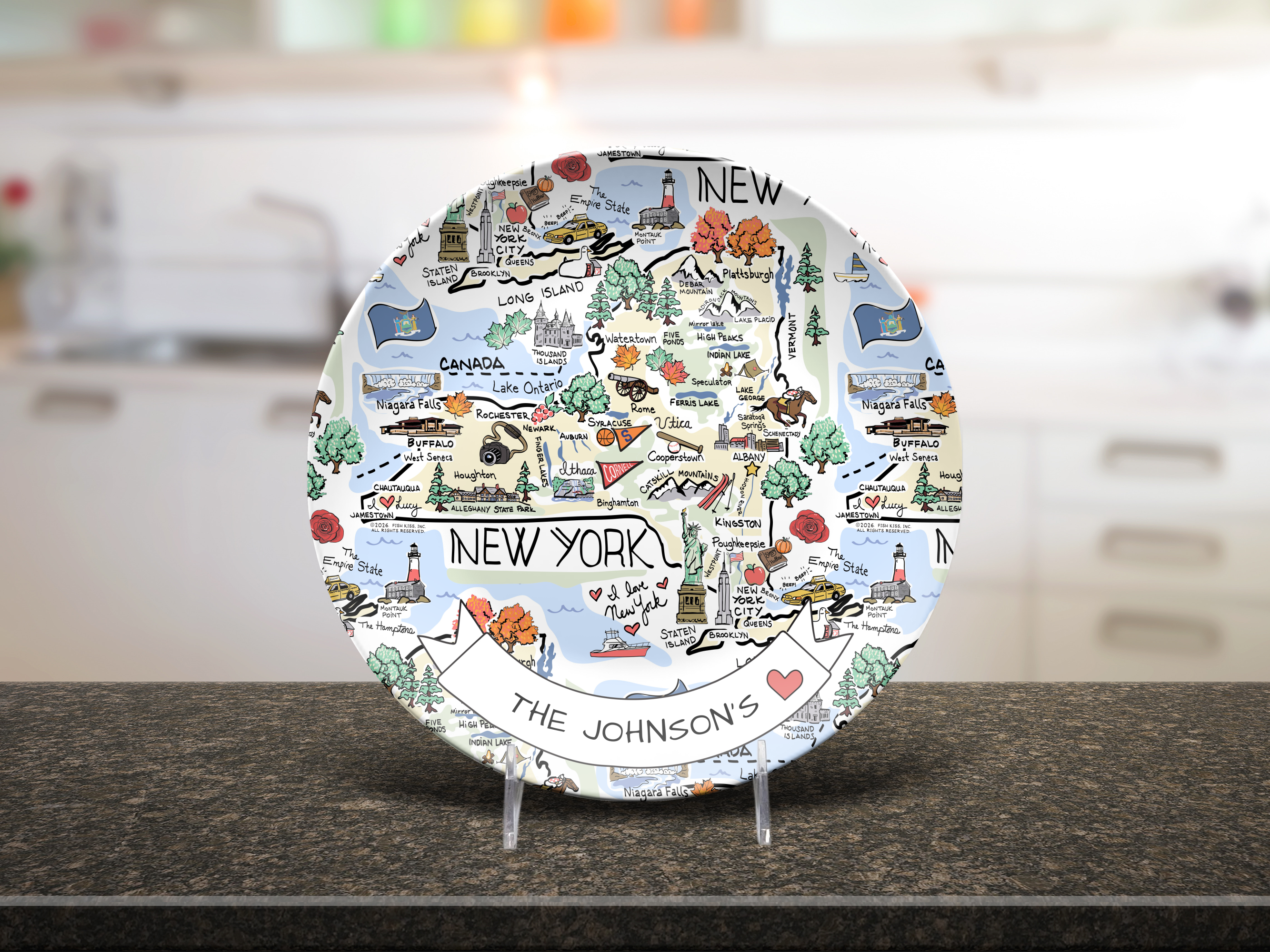 Custom New York Plate