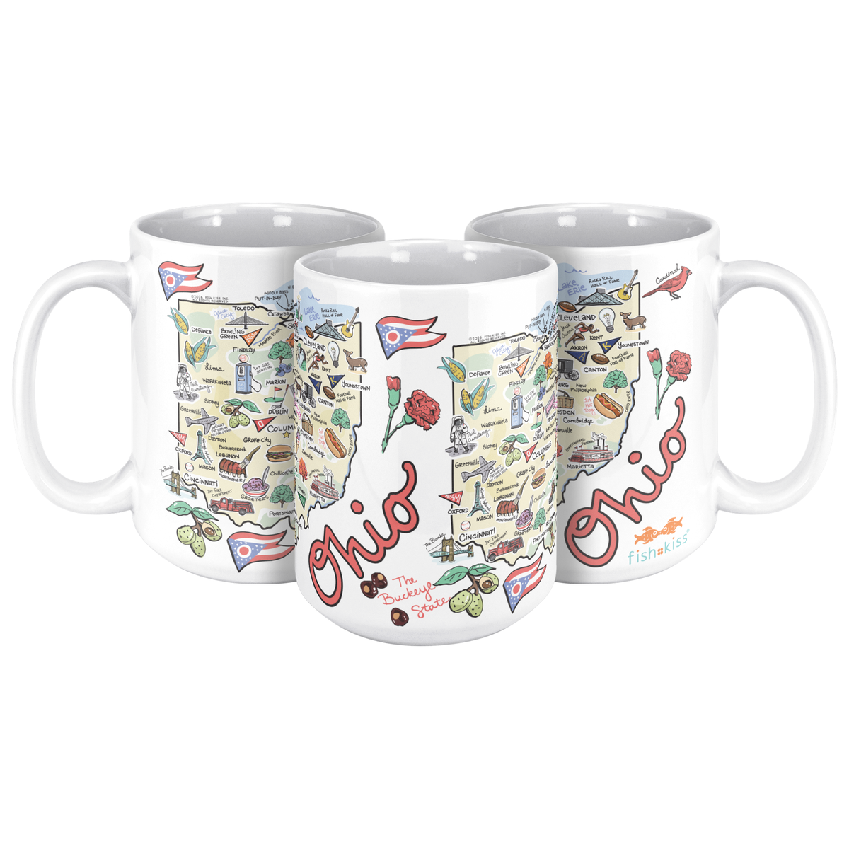 Ohio 15oz White Mug