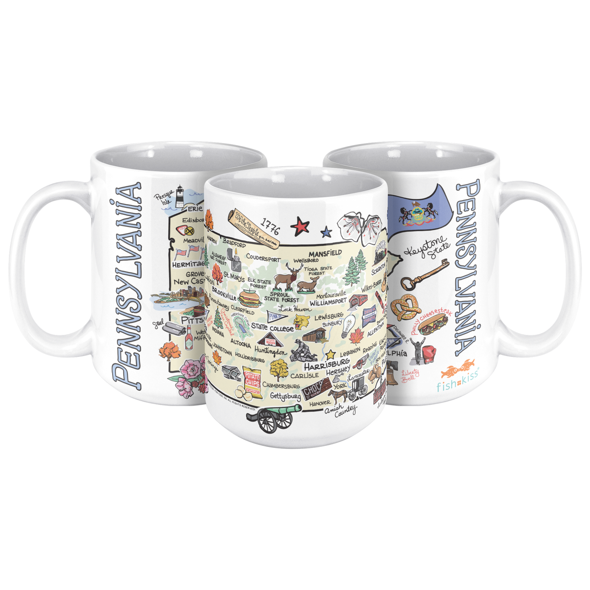 Pennsylvania 15oz White Mug