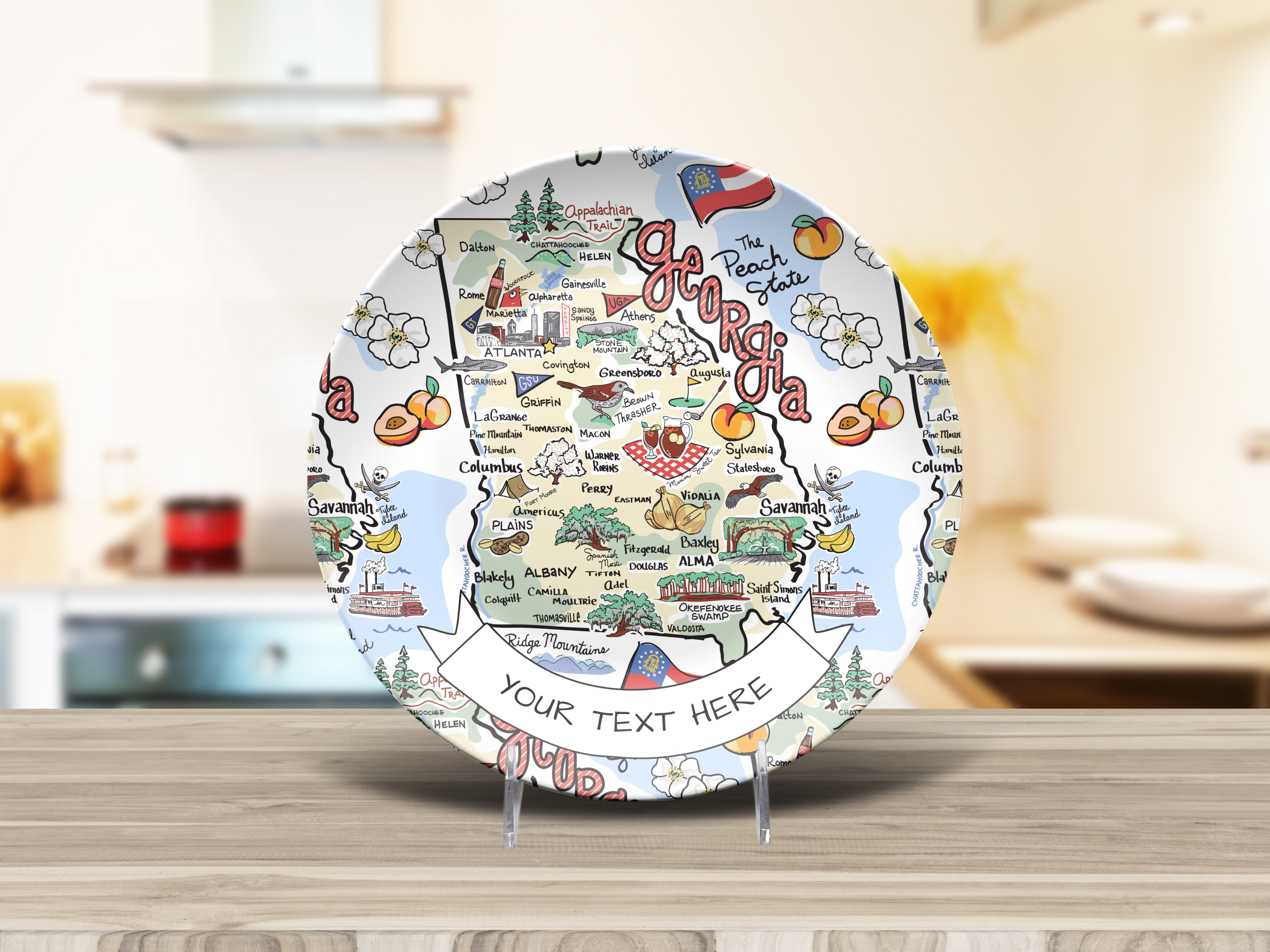 Custom Georgia Plate