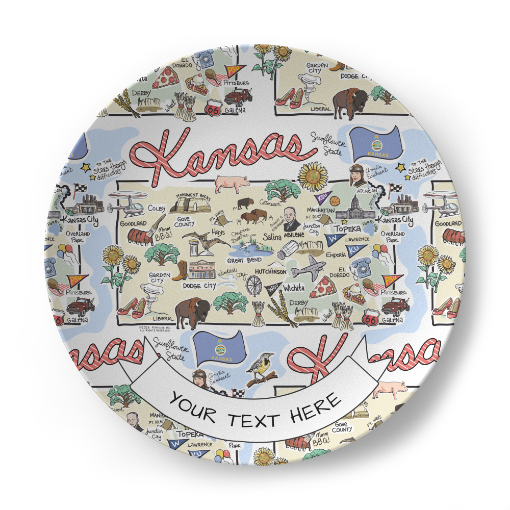 Custom Kansas Plate