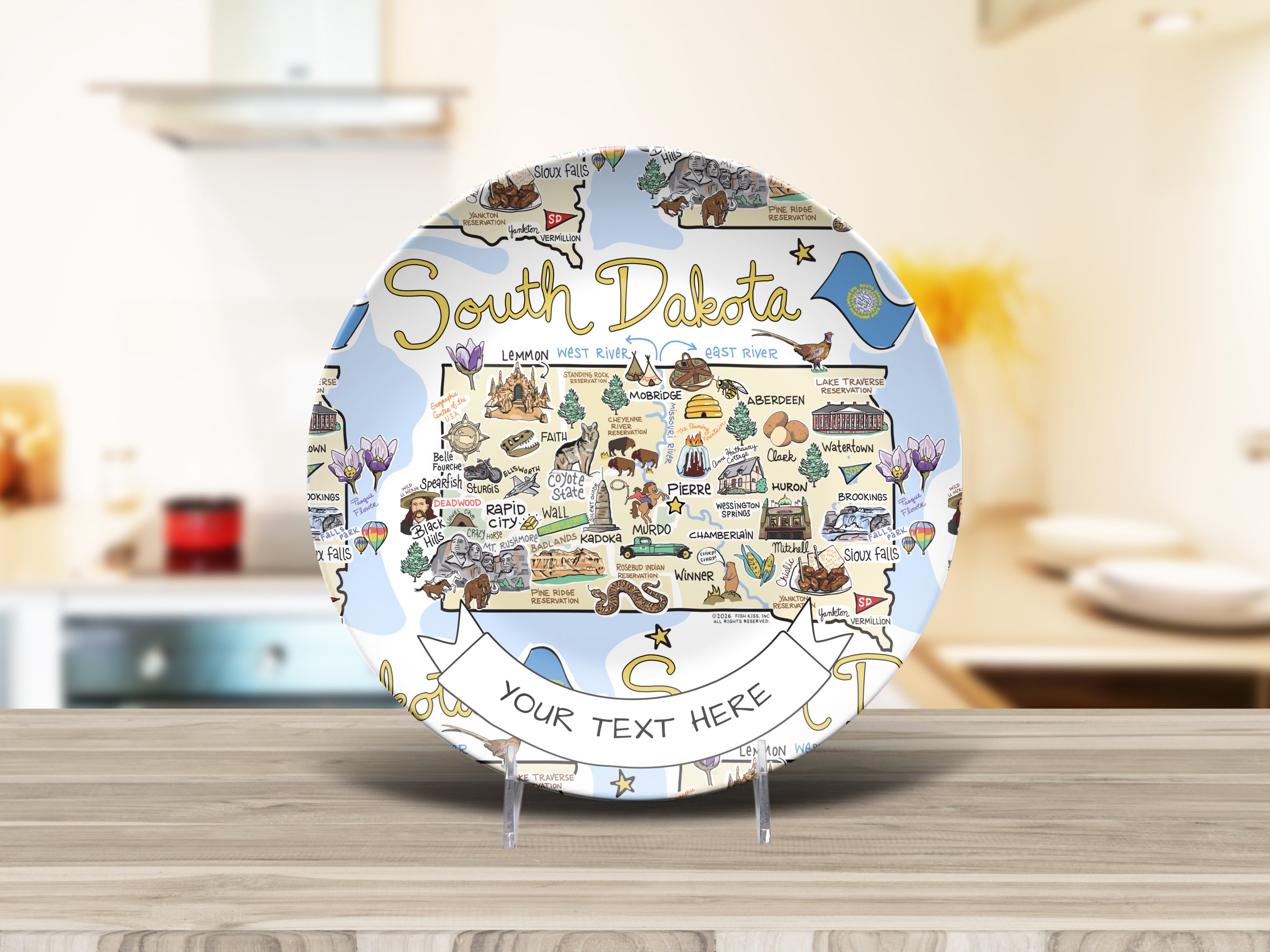 Custom South Dakota Plate