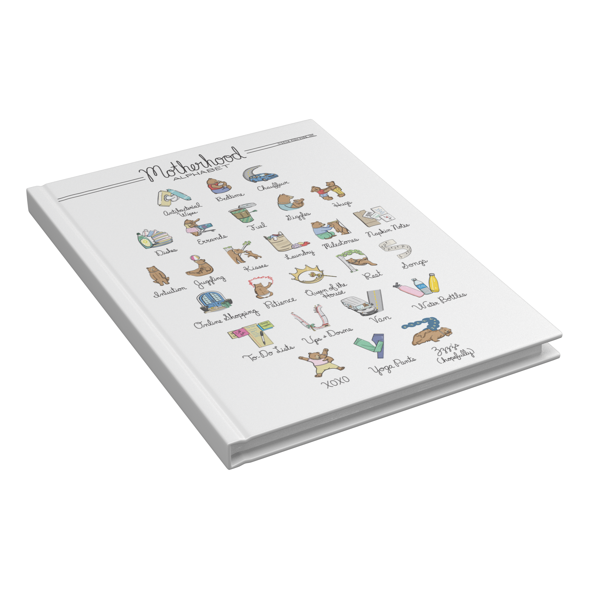 Motherhood Alphabet Hardcover Journal