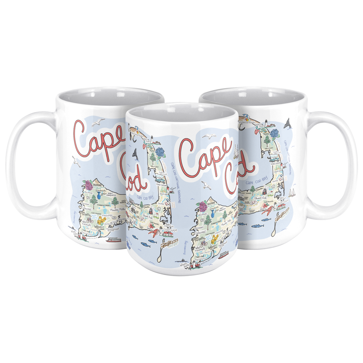 Cape Cod 15oz White Mug