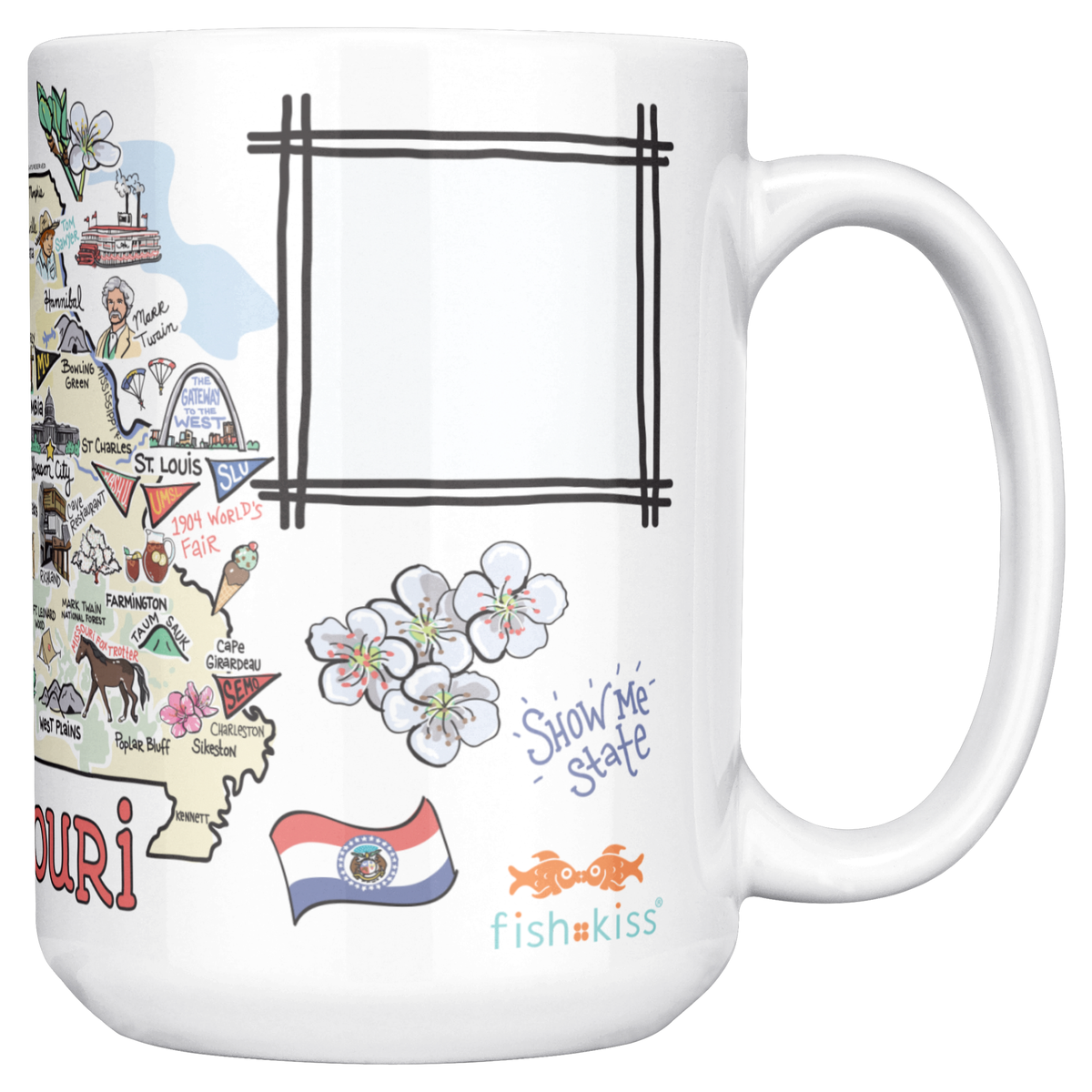 Missouri 15oz White Mug