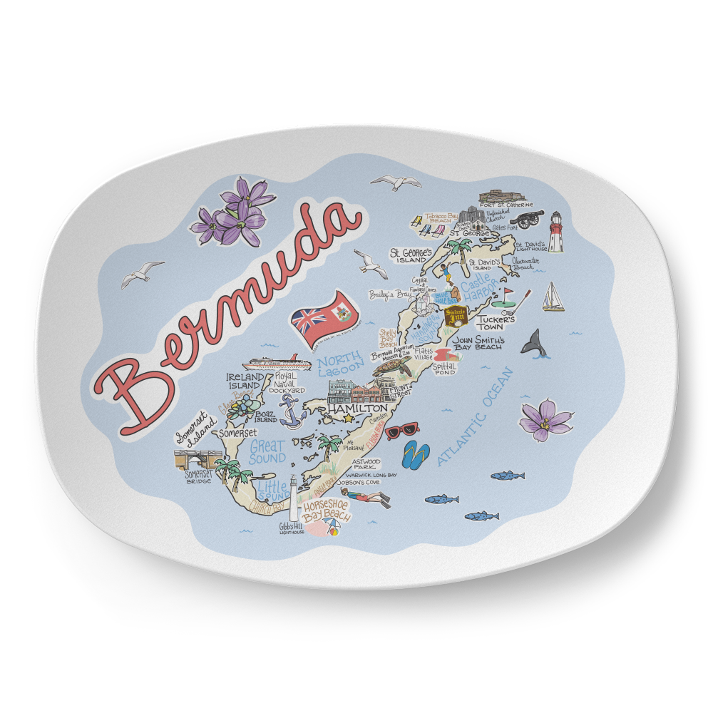 State Map Platter