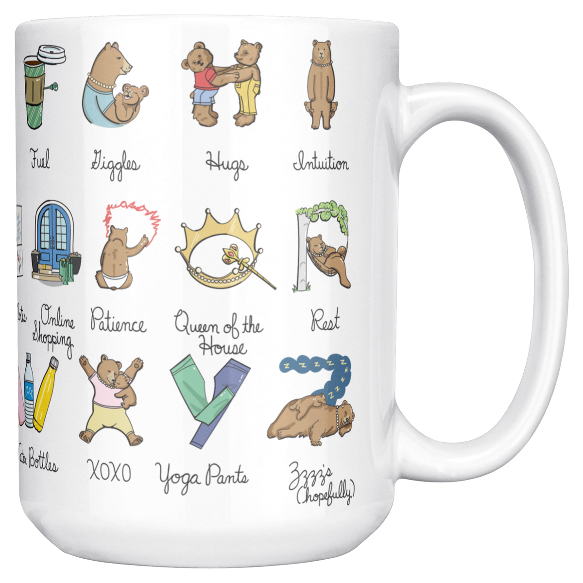 Motherhood 15oz White Mug