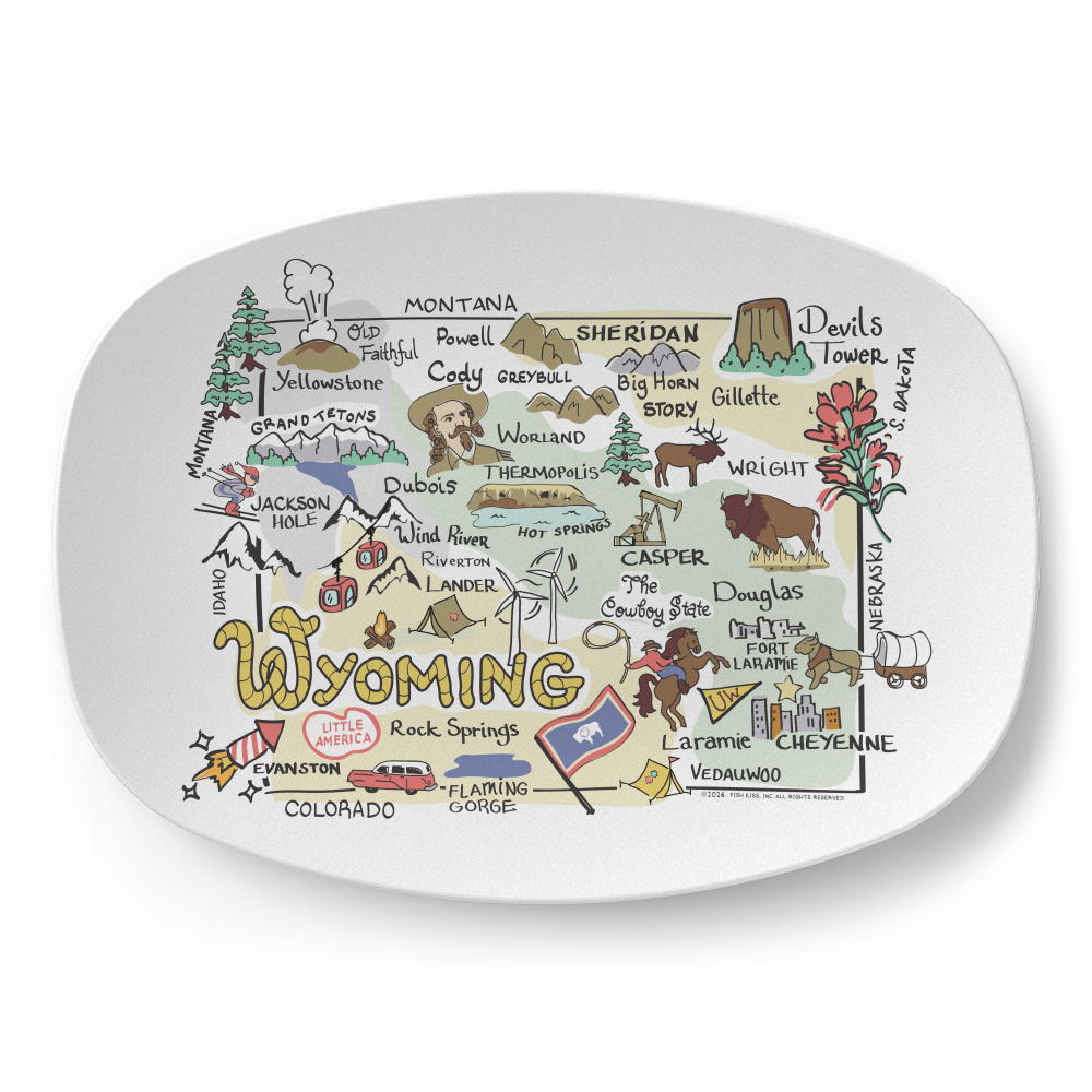 State Map Platter