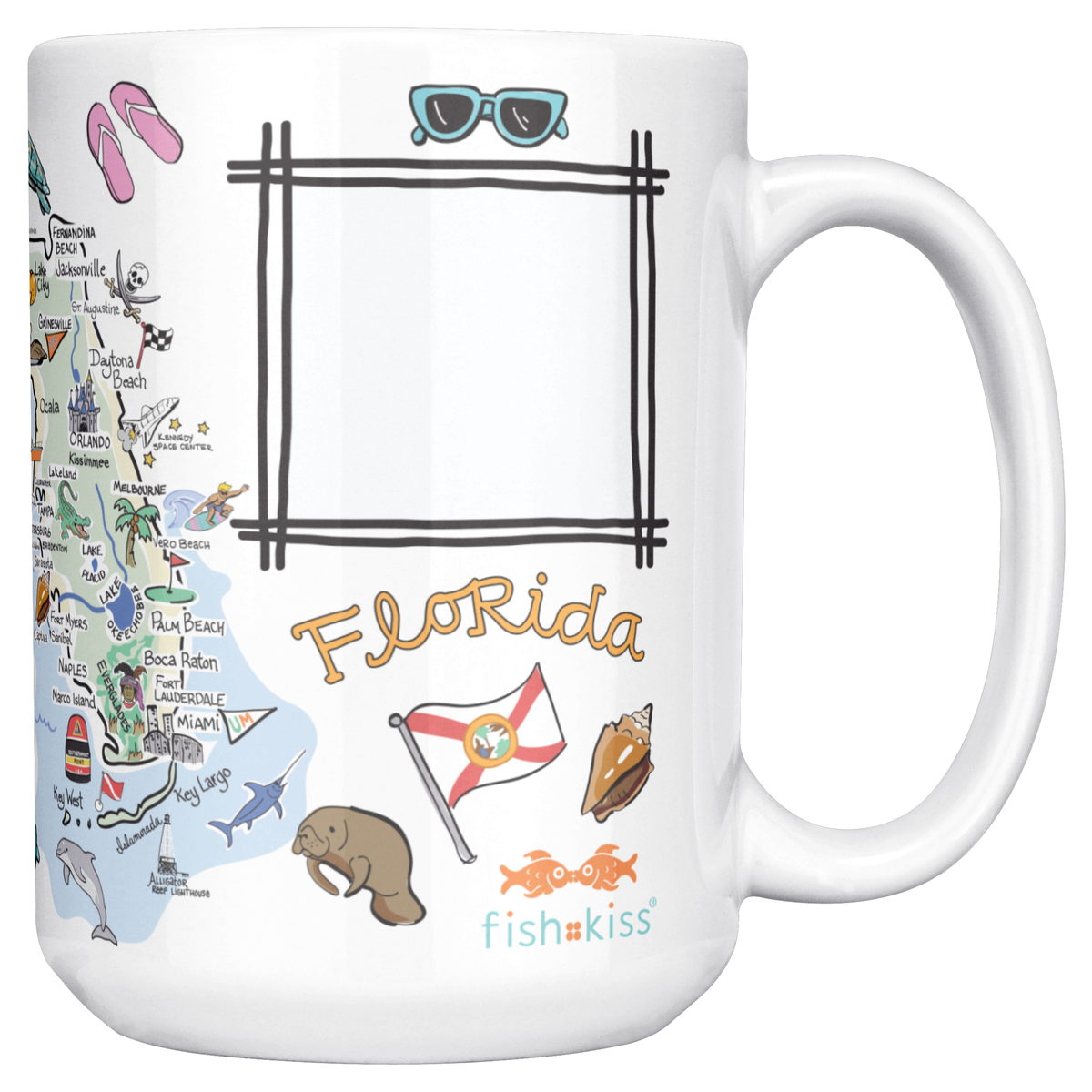 Florida 15oz White Mug
