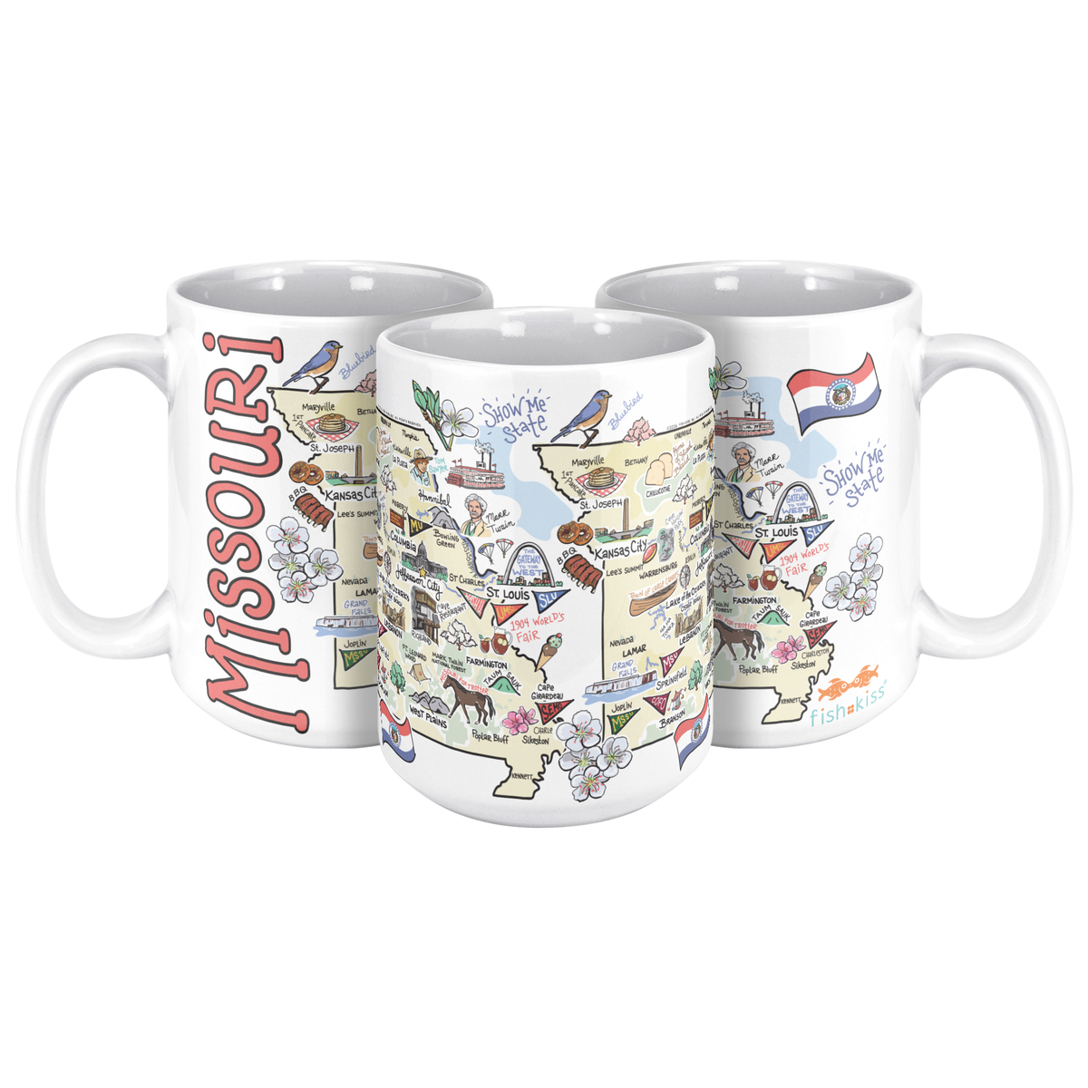 Missouri 15oz White Mug