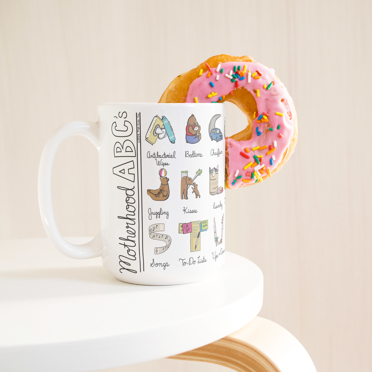 Motherhood 15oz White Mug