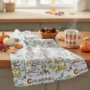 Colorado Map Repeat Kitchen Towel