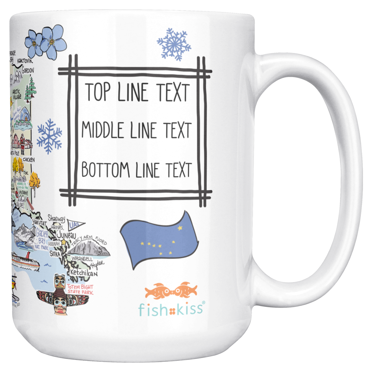 Alaska Map Mug
