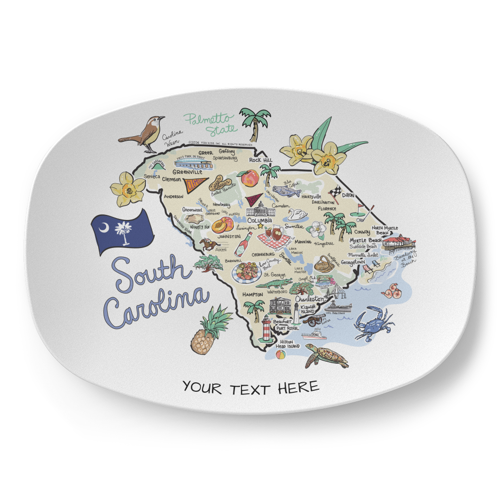 State Map Platter