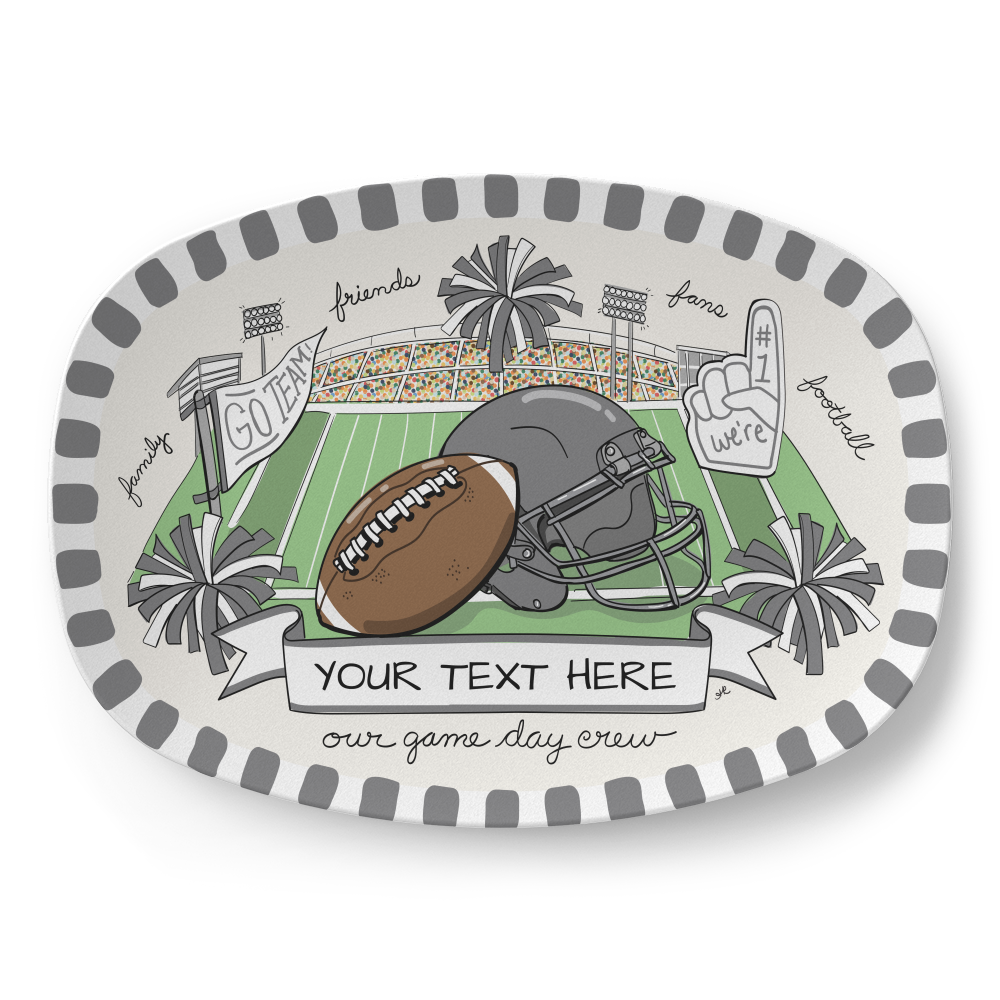 Our Game Day Crew - Grey/Silver