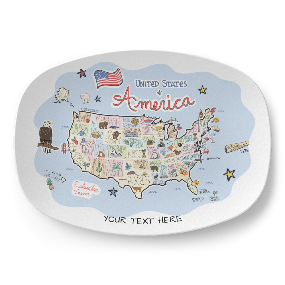 State Map Platter