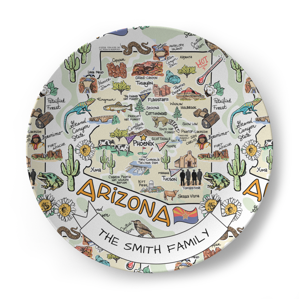Custom Arizona Plate