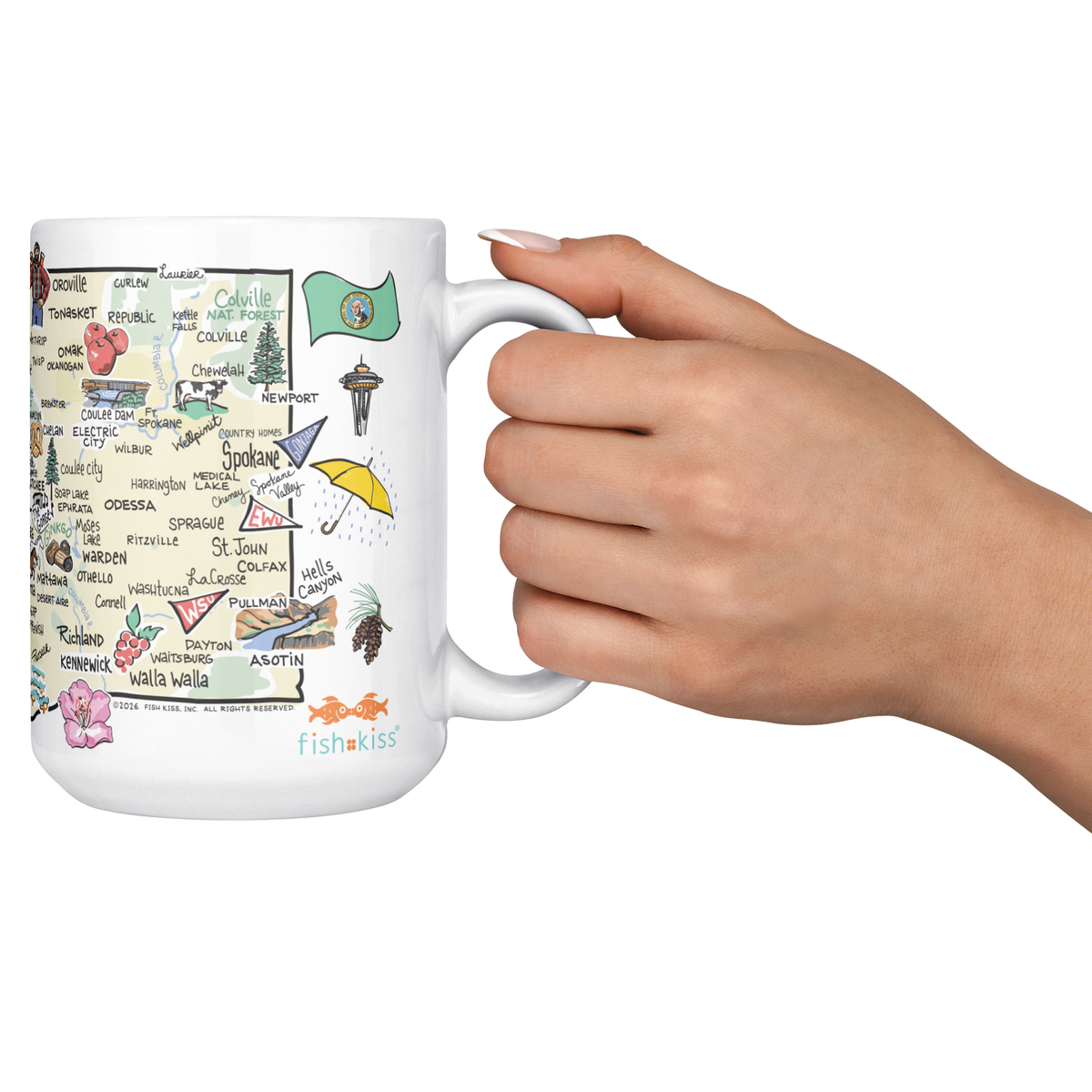 Washington 15oz White Mug