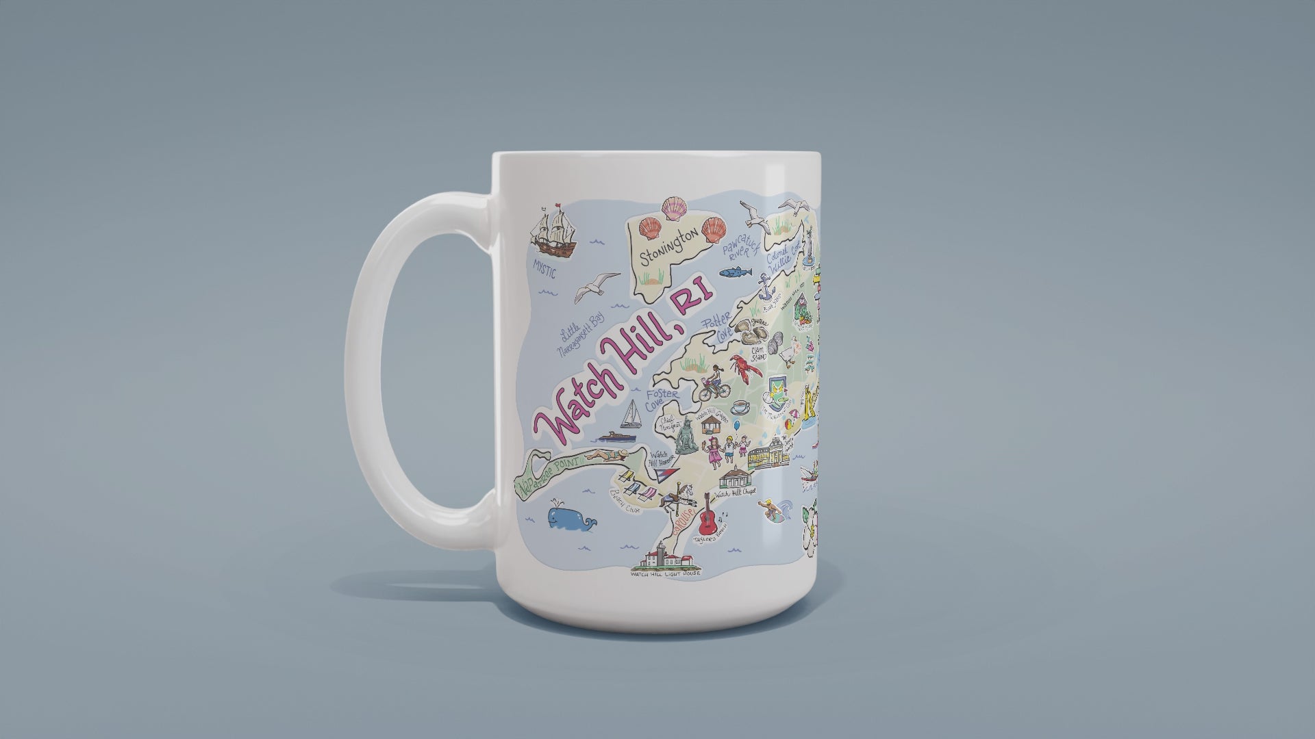 Load video: Watch Hill Mug