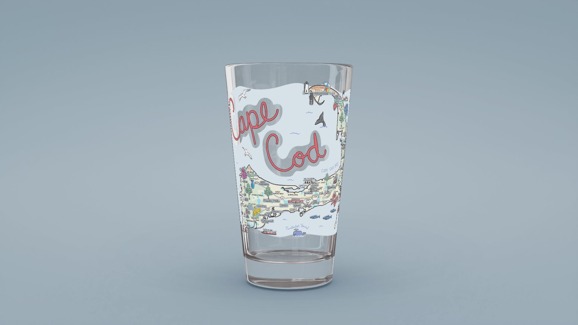 Load video: Cape Cod Map Glass