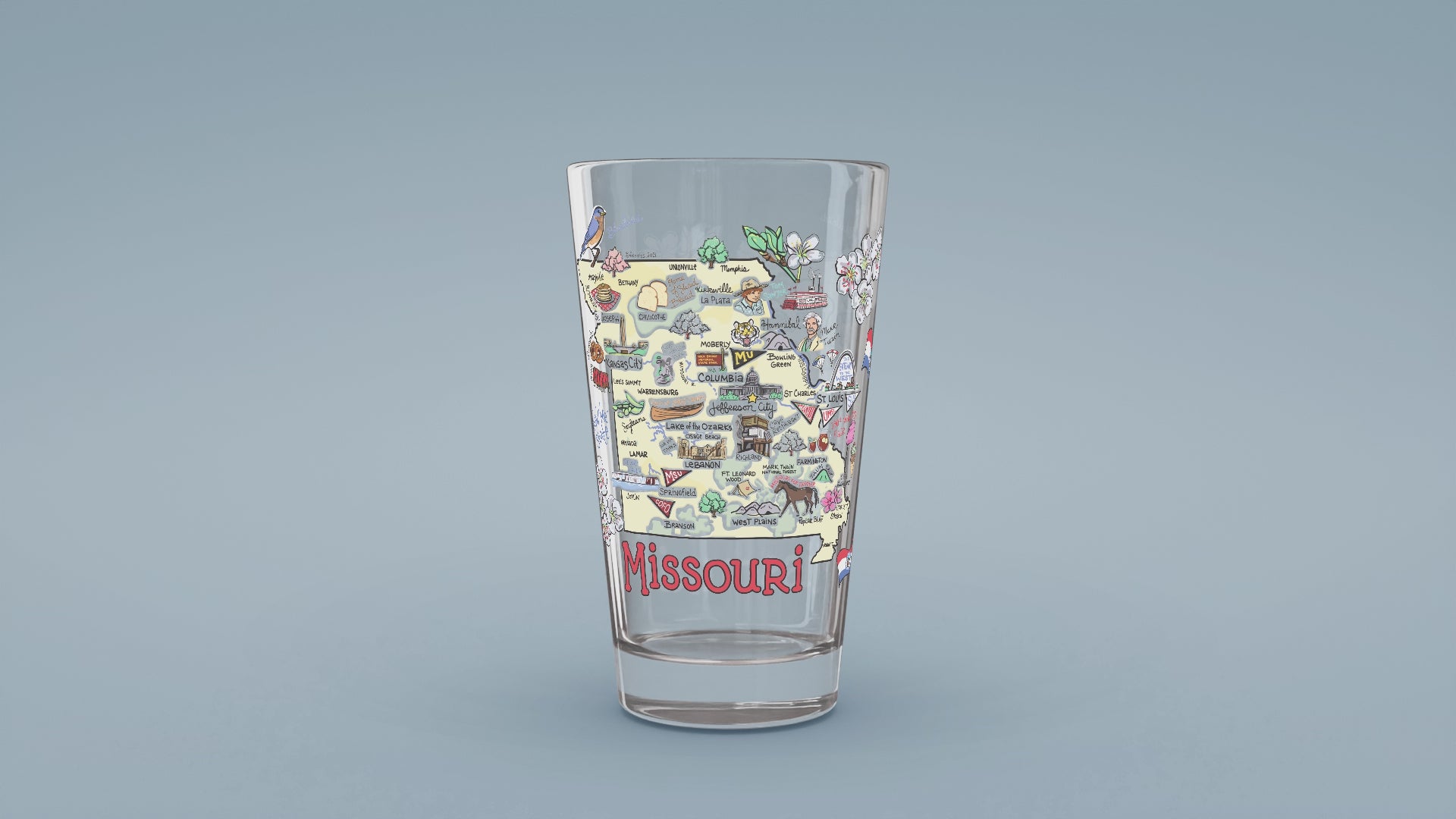 Load video: Missouri Map Glass